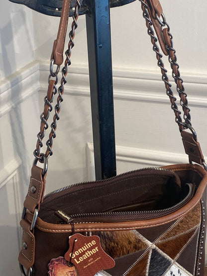 TRINITY RANCH GENUINE LEATHER HAIR ON COWHIDE