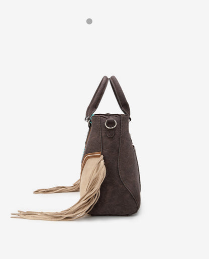 MONTANA WEST FRINGE CONCHO WESTERN PURSE