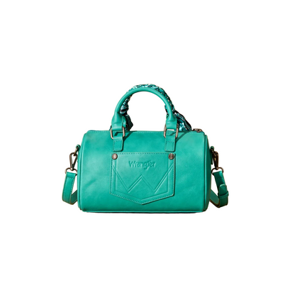 Bandana Paisley Print Barrel Crossbody